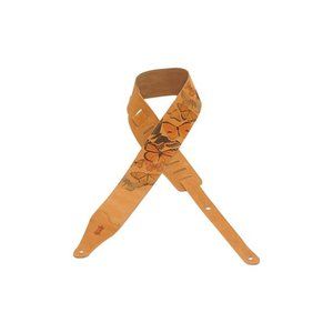 HARD TO FIND! Levy's Suede Monarch Butterfly Guitar Strap